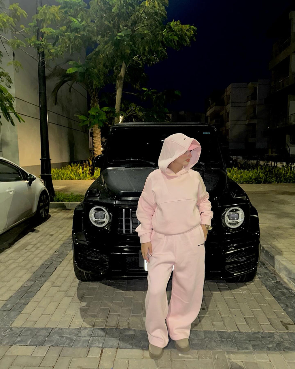 stylish pink girls’ suit