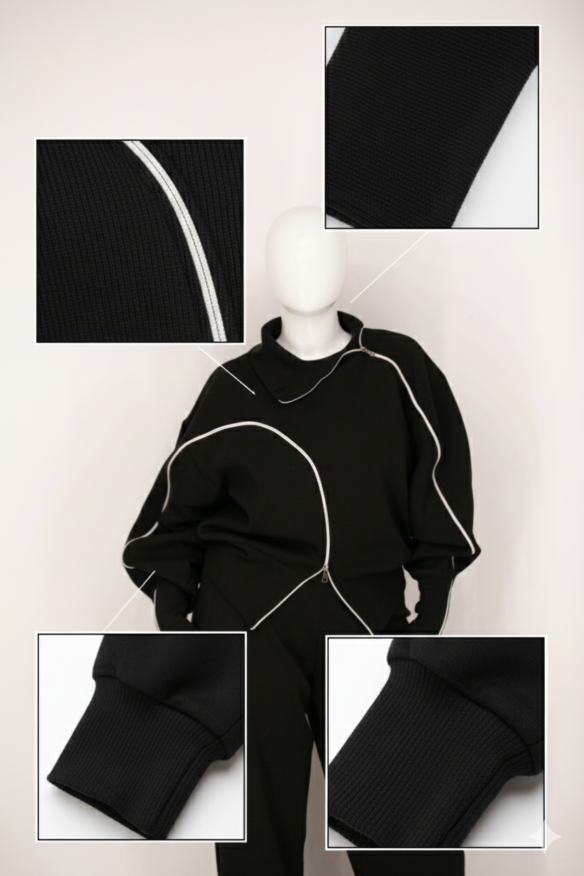 Chic Black Women's Suit