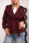 Burgundy Modest Jacket