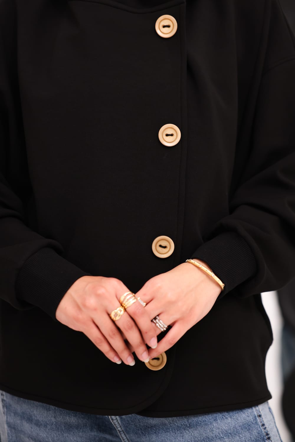 Black Modest Jacket
